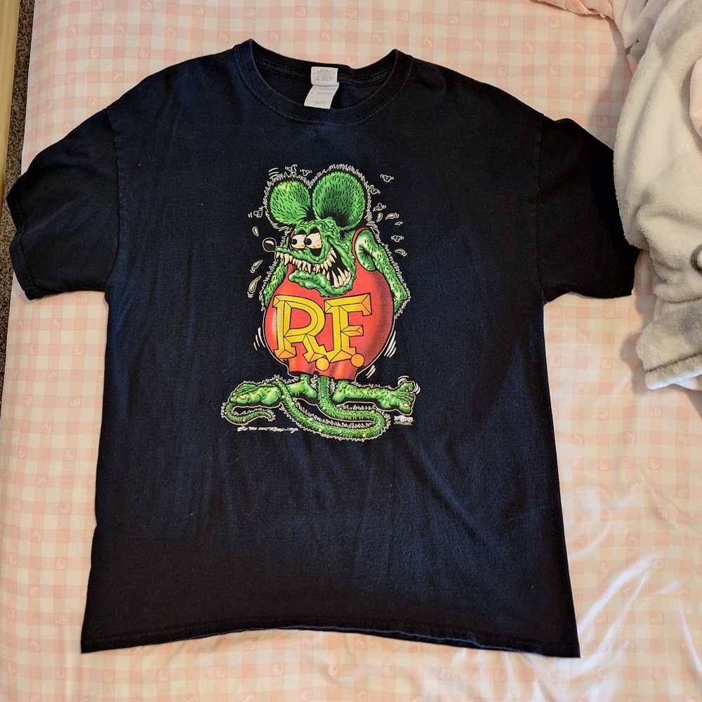 Ed "Big Daddy" Roth Rat Fink Black and Green T-Shirt
